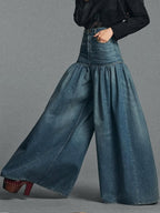 Relaxed  Casual Wide-leg Jeans — Comfort Meets Classic Denim